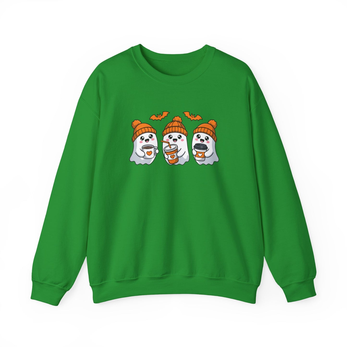 Cozy Ghost-Themed Unisex Sweatshirt