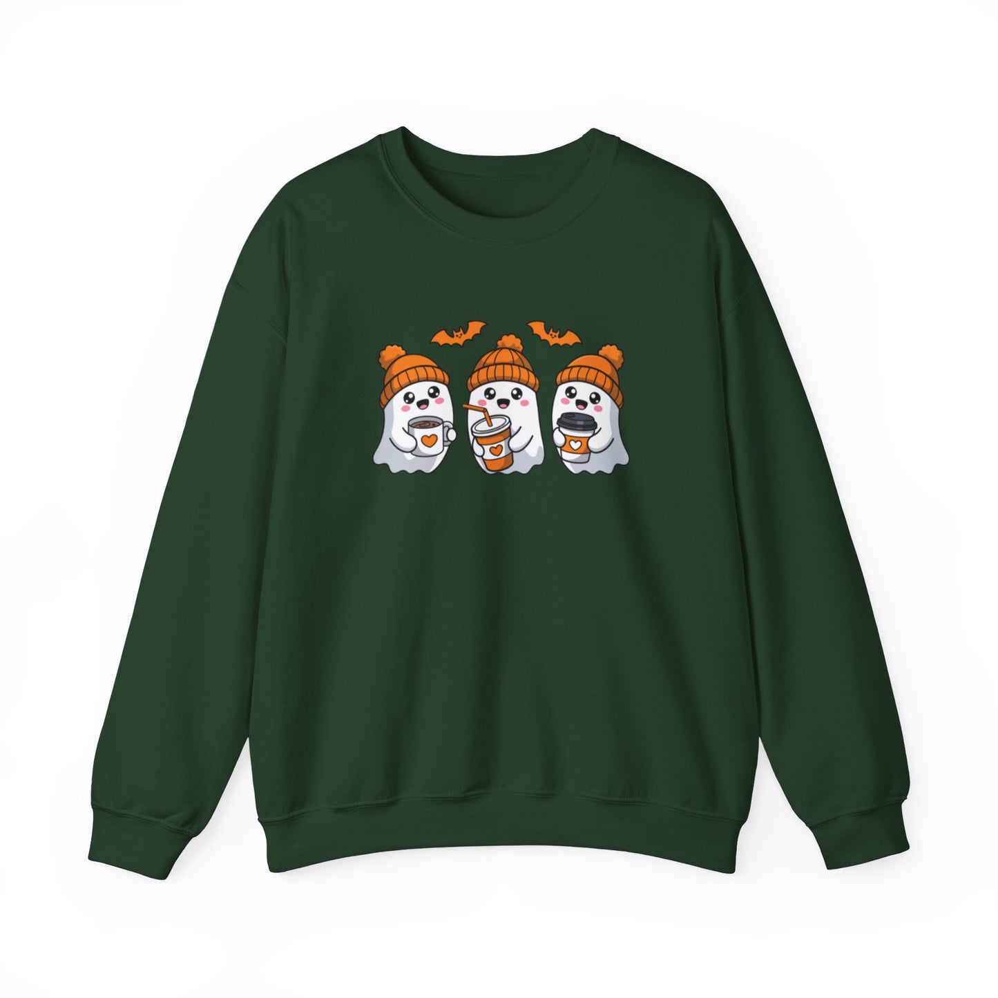 Cozy Ghost-Themed Unisex Sweatshirt
