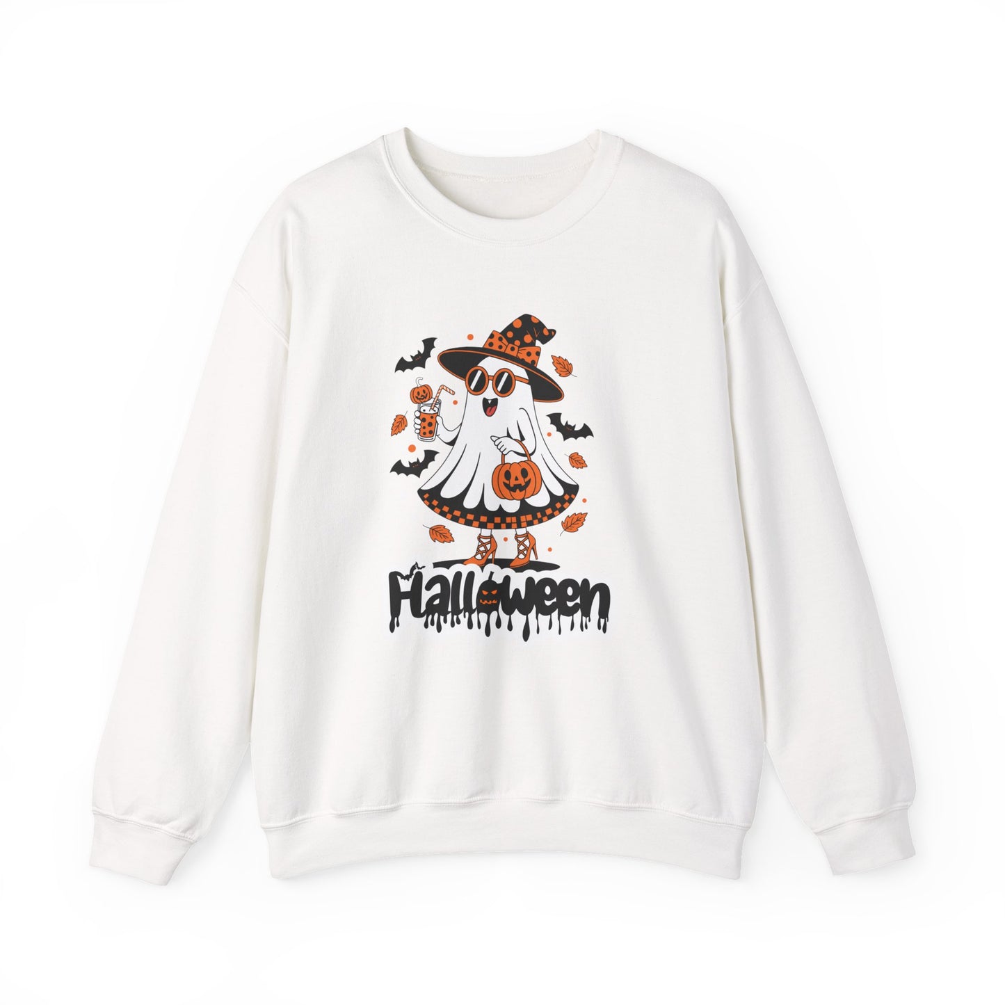 Halloween Graphic Crewneck Sweatshirt