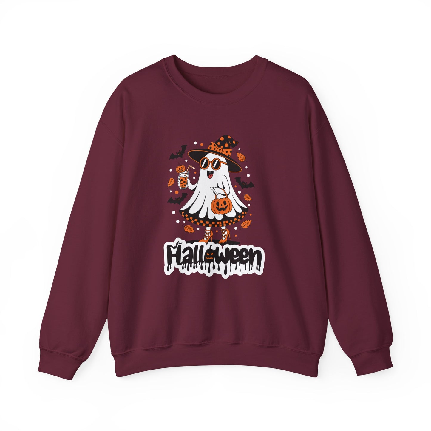Halloween Graphic Crewneck Sweatshirt
