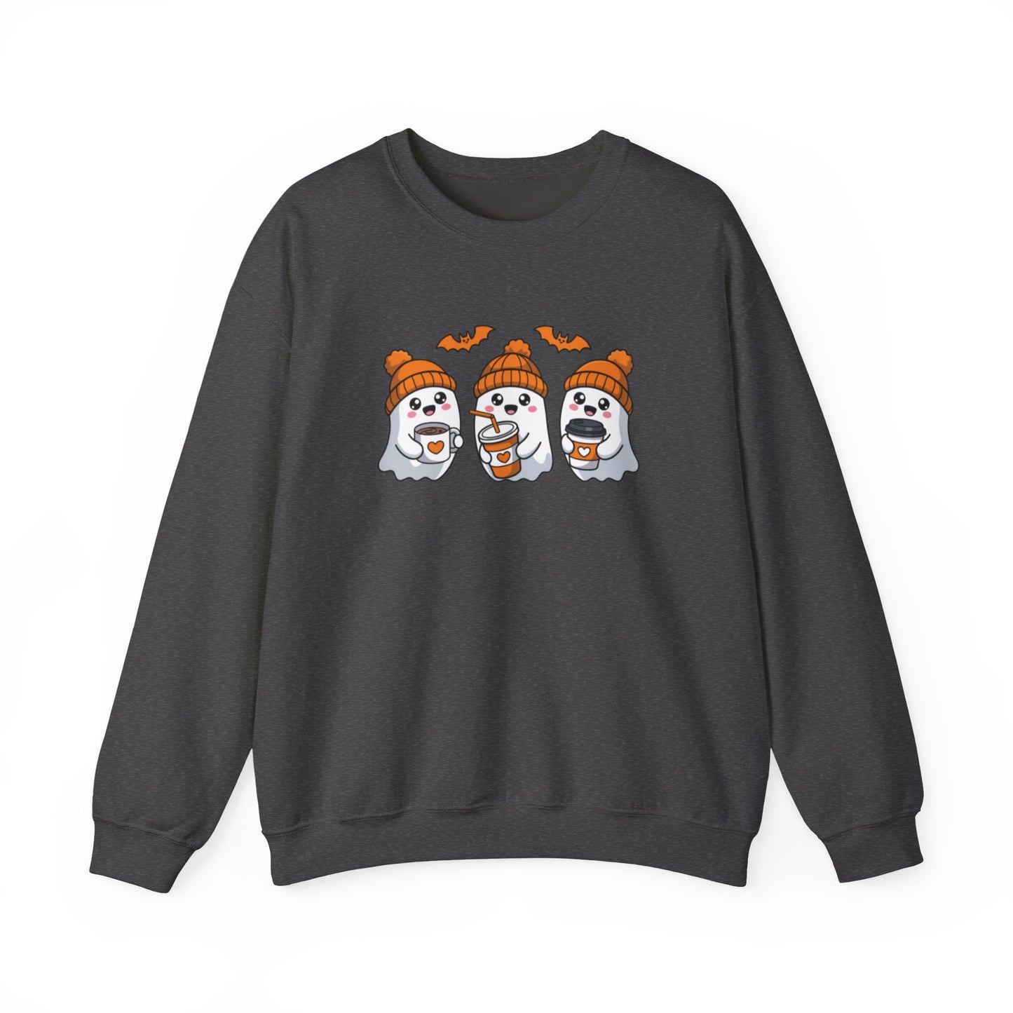 Cozy Ghost-Themed Unisex Sweatshirt