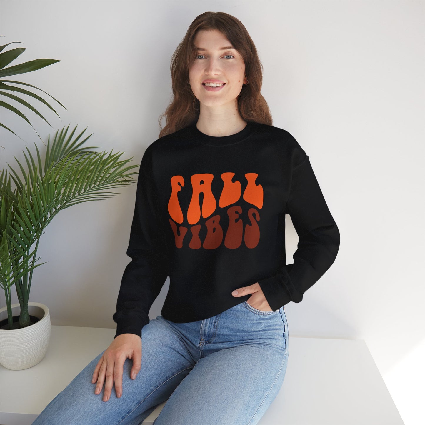 Fall Vibes Unisex Crewneck Sweatshirt
